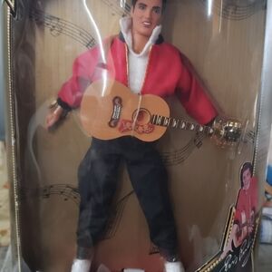Vintage Hasbro 1993 "The Sun Never Sets On A Legend" Elvis Jailhouse Rock Doll